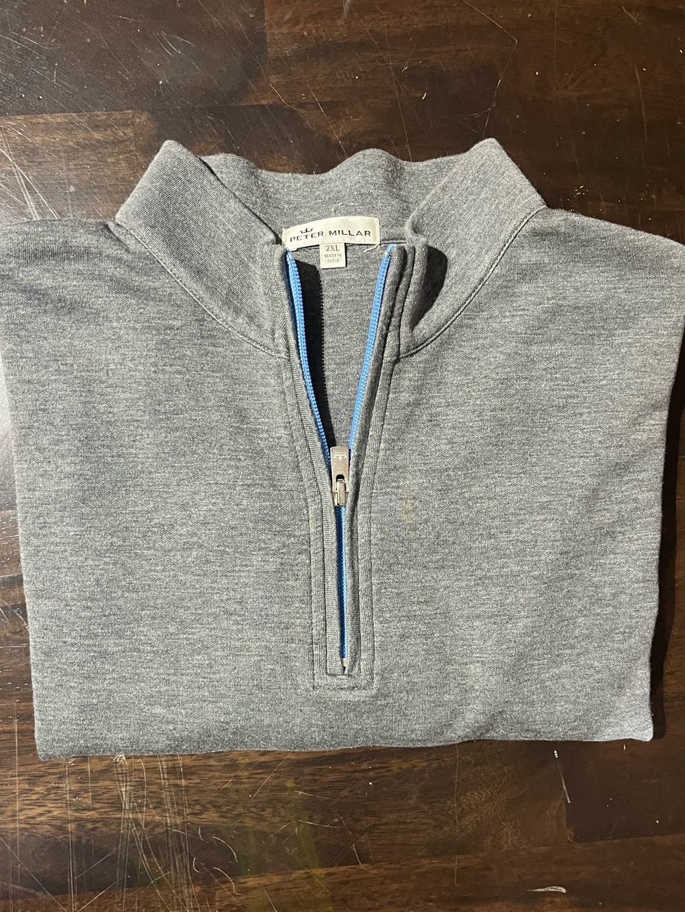 Peter Millar Cotton Modal QuarterZip Pullover, Sz XXL
